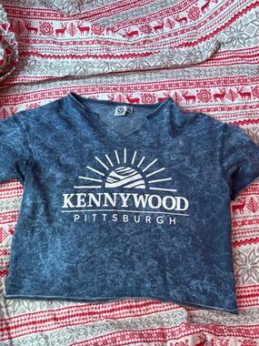Lagaci Blue Kennywood Pittsburgh Graphic Tee